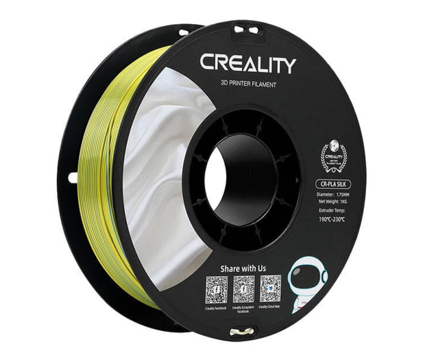 CREALITY Filament CR-Silk PLA  (Żółto-niebieski) - 1340711 - zdjęcie